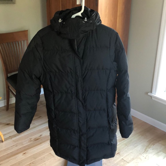 L.L. Bean Jackets & Blazers - LL Bean black down puffer long jacket w/hood - XSP